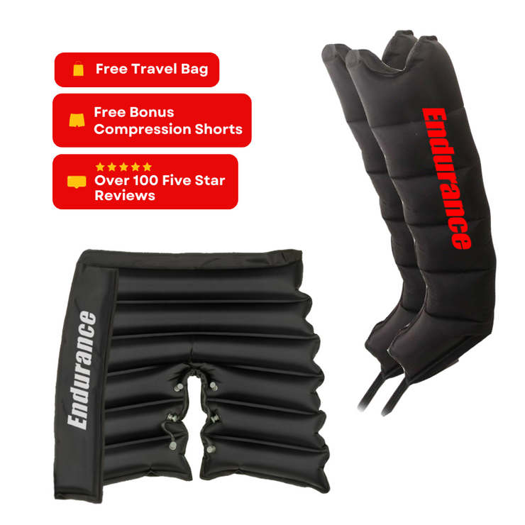 Endurance Sport Recovery Boots + FREE Bonus Compression Shorts