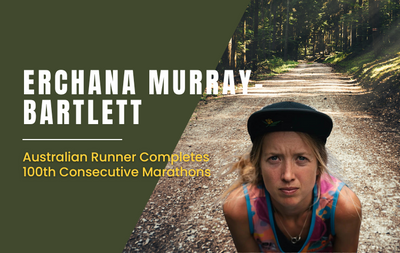 Erchana Murray-Bartlett, an Australian runner, recently completed her 100th marathon in a row